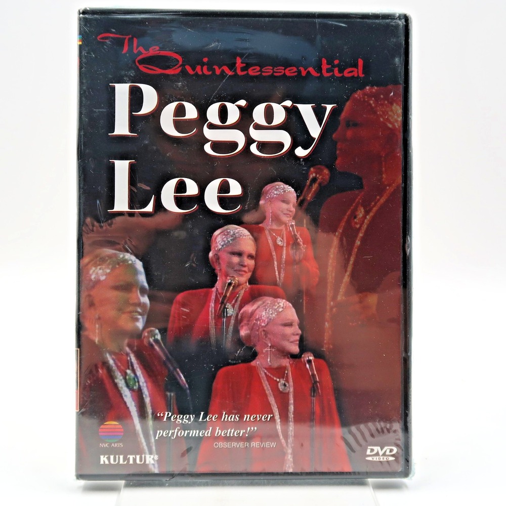 The Quintessential Peggy Lee DVD 1984 Warner Bros Music Movie Frank Sinatra